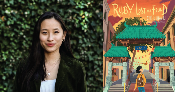 Author Christina Li and her book Ruby Lost and Found