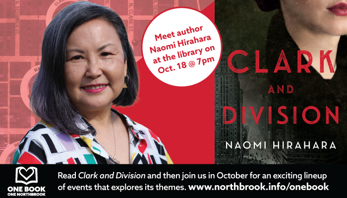 One Book, One Northbrook 2023 featuring Clark and Division by Naomi Hirahara